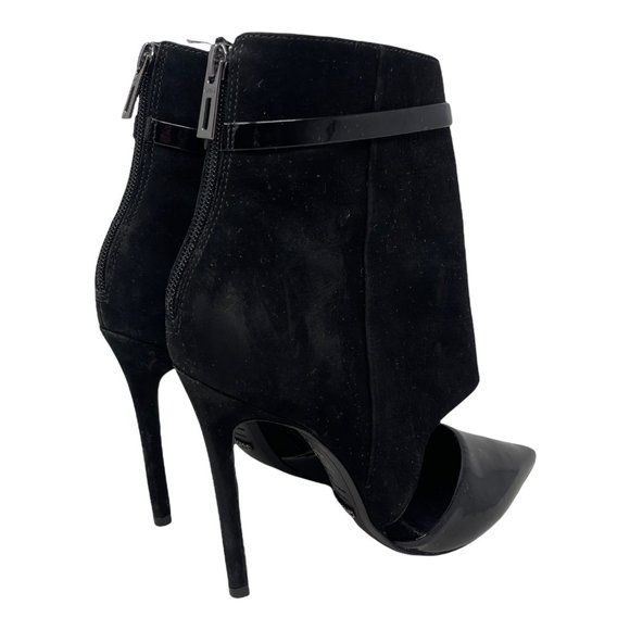 Elegant Black Women's Ankle Boots - Picture 5 of 10